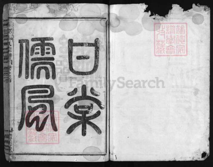 浙江省高氏族谱-西郊高氏宗谱 [8卷].pdf电子版预览图1