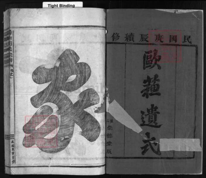 浙江省金华市浦江县胡氏族谱-蜀山胡氏宗谱 [9卷].pdf电子版预览图1