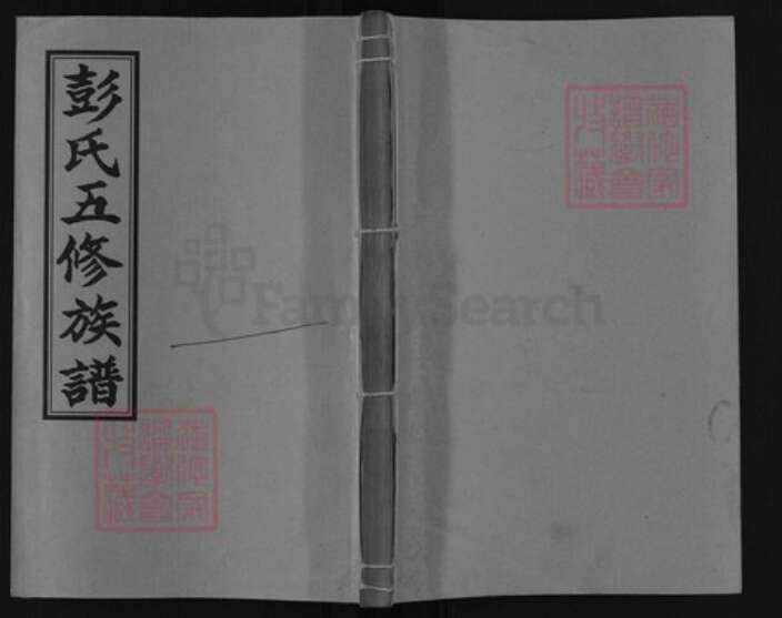 湖南省邵阳市邵阳县彭氏诚敬堂族谱-彭氏五修族谱.pdf电子版缩略图