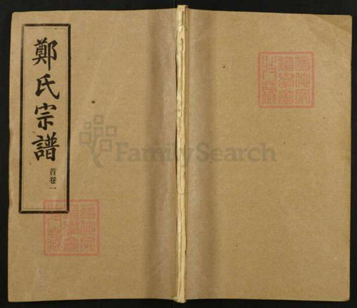 湖北省武汉市郑氏族谱-郑氏族谱.pdf电子版缩略图