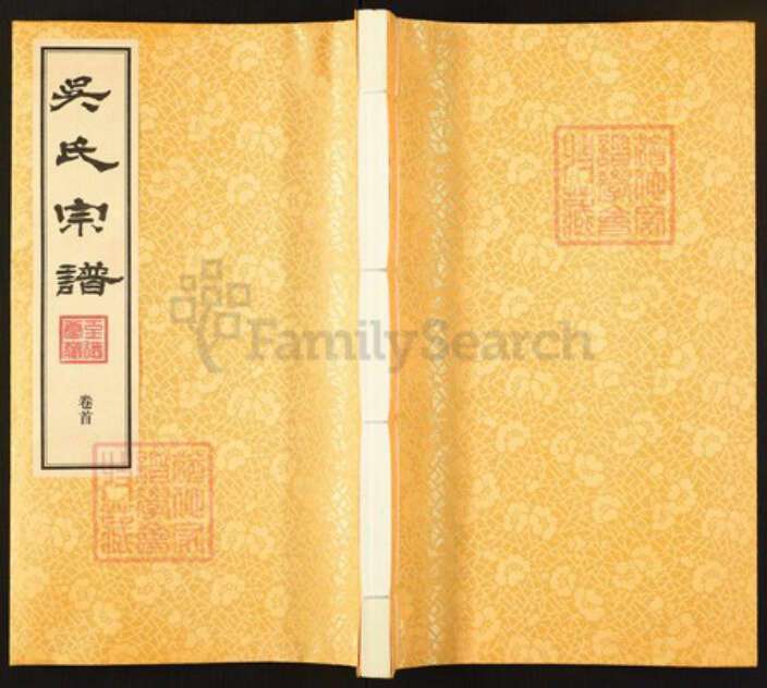 江苏省常州市天宁区天宁街道吴氏至德堂族谱-吴氏宗谱.pdf电子版缩略图