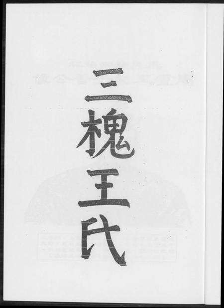 浙江王氏族谱-三槐王氏.pdf电子版预览图3