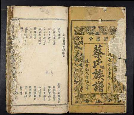 江西蔡氏族谱-蔡氏大成族谱[不分卷].pdf电子版预览图1