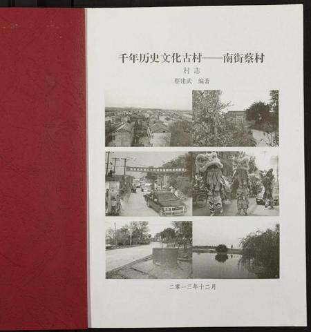 江西蔡氏族谱-南街蔡村志 [全1册].pdf电子版预览图1