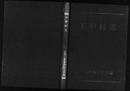 浙江多姓氏族谱-下甲村志 [不分卷].pdf电子版缩略图
