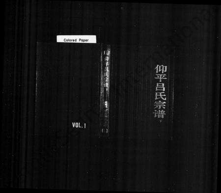 浙江吕氏族谱-仰平吕氏宗谱 [上下卷].pdf电子版缩略图