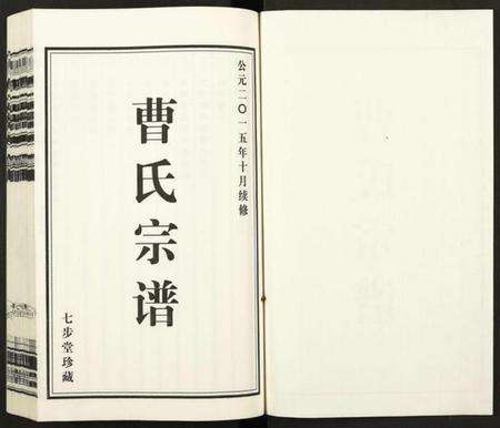 江苏曹氏族谱-曹氏宗谱 [2卷].pdf电子版预览图1