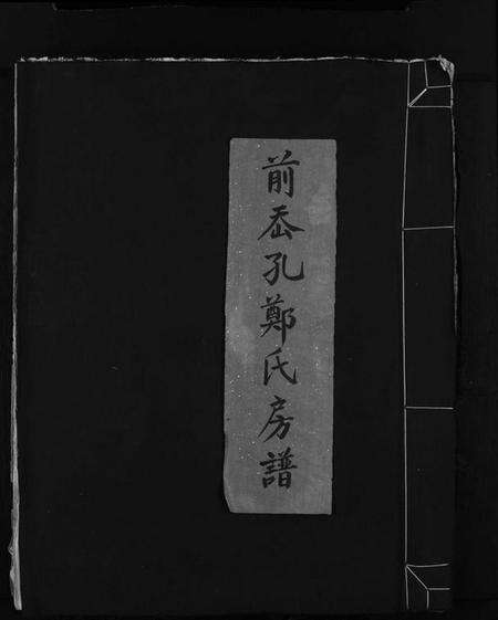 浙江郑氏族谱-前岙孔郑氏房谱 [不分卷].pdf电子版缩略图