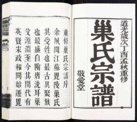 江苏巢氏族谱-巢氏宗谱[49卷].pdf电子版预览图1