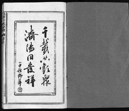 浙江叶氏族谱-北洋叶氏宗谱 [10卷].pdf电子版预览图1