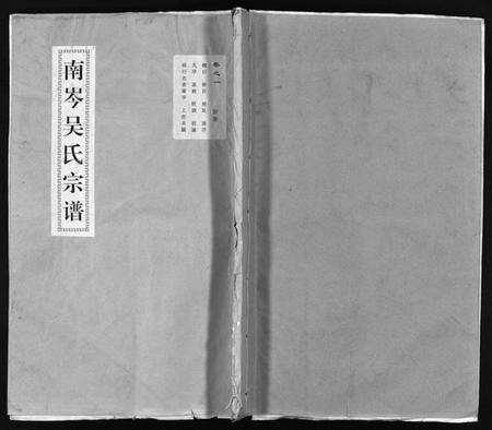 浙江吴氏族谱-南岑吴氏宗谱 [40卷,及卷末].pdf电子版缩略图