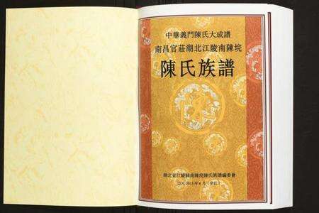 湖北陈氏族谱-南昌官湖北江陵南陈垸陈氏族谱.pdf电子版预览图1