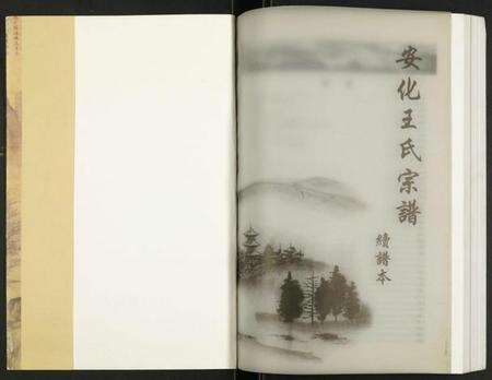 浙江王氏族谱-安化王氏宗谱.pdf电子版预览图1