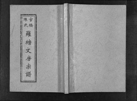 浙江陈氏族谱-官桥陈氏罗塘文房宗谱.pdf电子版预览图1