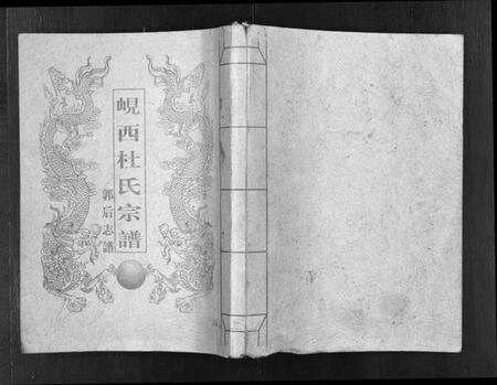 浙江杜氏族谱-岘西杜氏宗谱郭后志谱 [不分卷].pdf电子版预览图1