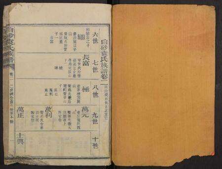 中国袁氏族谱-白砂袁氏族谱 [残卷].pdf电子版预览图1