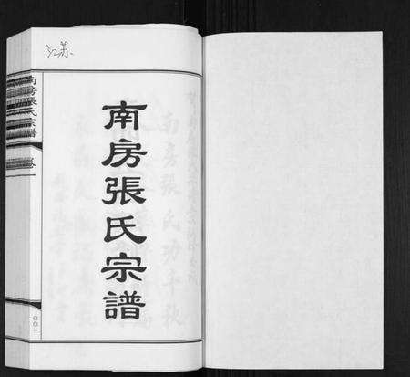江苏张氏族谱-南房张氏宗谱[10卷].pdf电子版预览图1