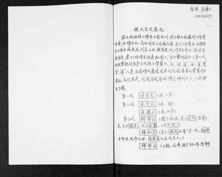 江苏张氏族谱-张氏家史简况.pdf电子版预览图1