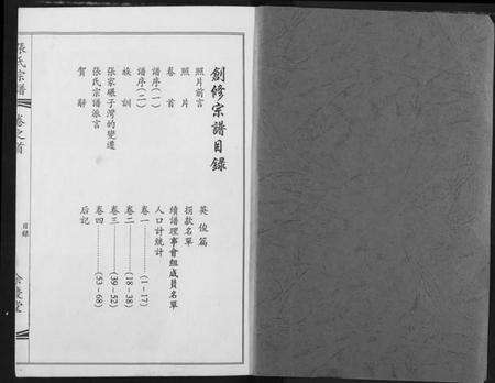 湖北张氏族谱-张氏宗谱.pdf电子版预览图1