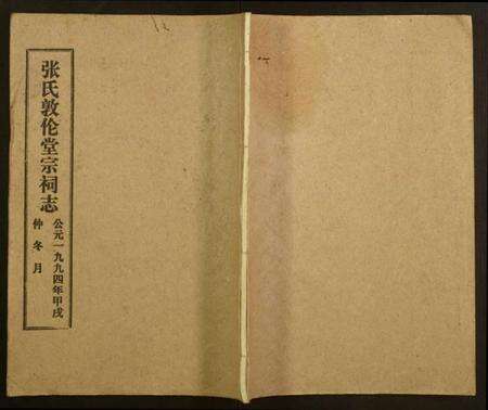 湖北张氏族谱-张氏敦伦堂宗祠志.pdf电子版缩略图