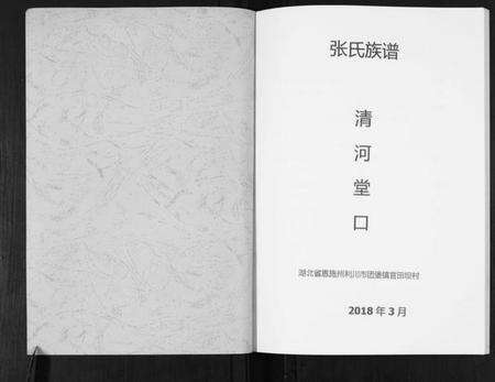 湖北张氏族谱-张氏族谱.pdf电子版预览图1
