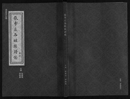 江苏张氏李氏族谱-[张氏][李氏]张李庄各姓族谱系.pdf电子版缩略图