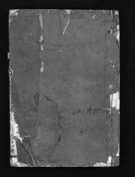 浙江应氏族谱-应氏总祠主谱 [残卷].pdf电子版预览图1