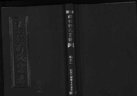 浙江许氏族谱-昭仁许氏宗谱 [11卷].pdf电子版预览图1