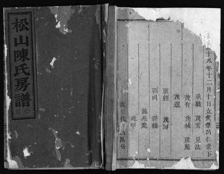 浙江陈氏族谱-松山陈氏房谱裕房 [2卷].pdf电子版预览图1