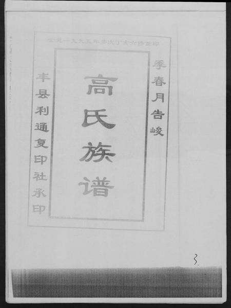 江苏高氏族谱-古丰高氏族谱.pdf电子版预览图3