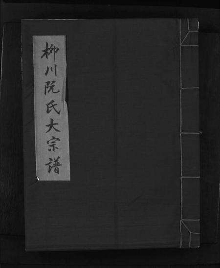 浙江阮氏族谱-柳川阮氏大宗谱 [不分卷].pdf电子版预览图1