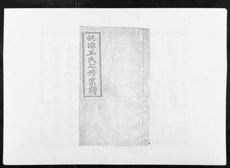 浙江王氏族谱-桃源王氏宗谱[60卷首末各1卷].pdf电子版缩略图