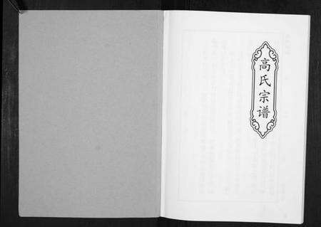 湖北高氏族谱-高氏宗谱.pdf电子版预览图1