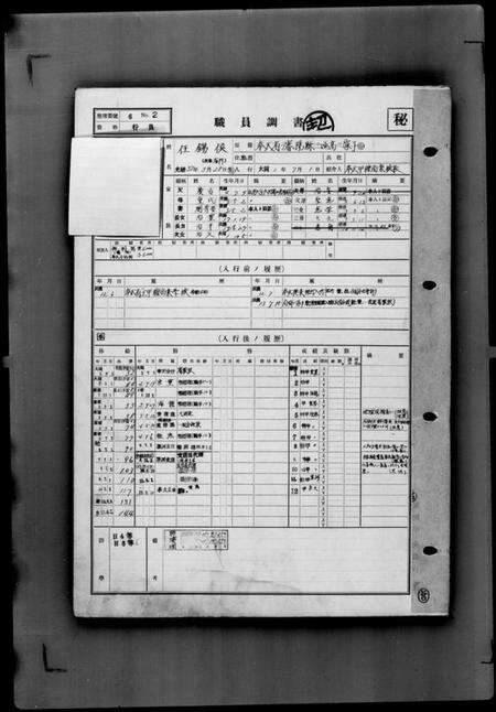 中国耿氏庄氏苏氏关氏谭氏边氏窦氏严氏阚氏顾氏族谱-满洲中央银行[职员履历及家谱档案资料].pdf电子版预览图3