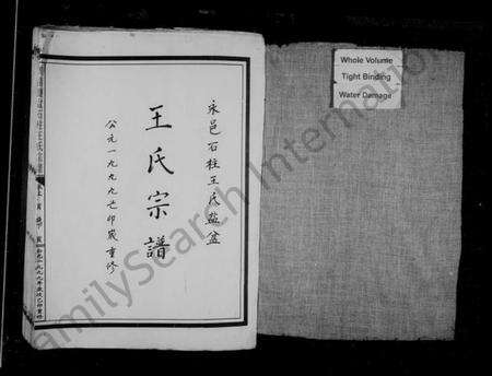 浙江王氏族谱-乐清盐盆石柱王氏宗谱.pdf电子版预览图1