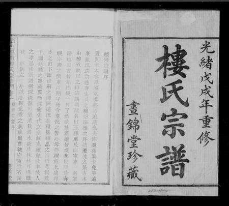 浙江楼氏族谱-楼氏宗谱 [4卷].pdf电子版预览图1