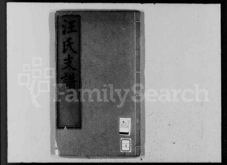 浙江汪氏族谱-汪氏支谱 [1卷].pdf电子版预览图2