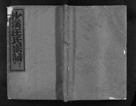 浙江汪氏族谱-沙溪汪氏宗谱 [4卷].pdf电子版预览图1