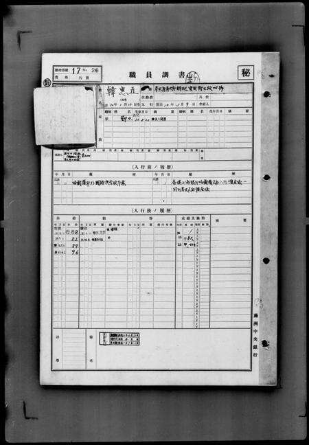 中国韩氏邓氏康氏段氏谷氏鲁氏孔氏彭氏邵氏霍氏族谱-满洲中央银行[职员履历及家谱档案资料].pdf电子版预览图3