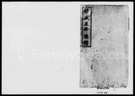 湖南龙氏族谱-龙氏五修族谱.pdf电子版预览图1