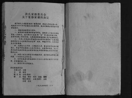 江苏洪氏族谱-洪氏宗谱[不分卷].pdf电子版预览图1