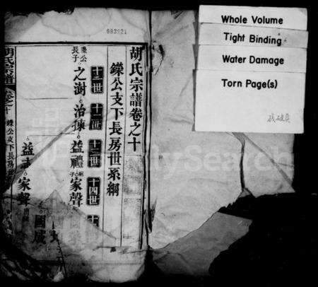 中国胡氏族谱-胡氏宗谱.pdf电子版预览图1