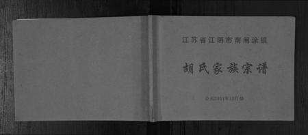 江苏胡氏族谱-胡氏家族宗谱[不分卷].pdf电子版缩略图