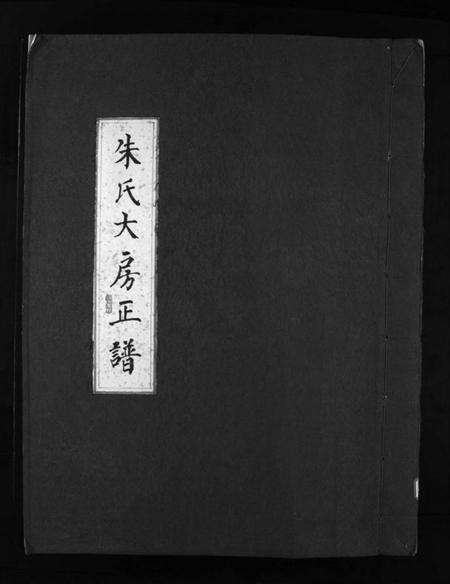 浙江朱氏族谱-汤岙朱氏宗谱 [按房分卷].pdf电子版预览图1