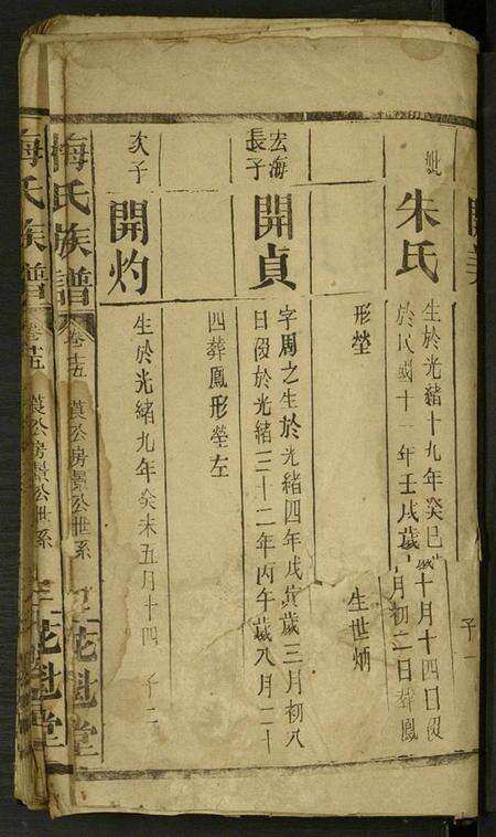 湖南梅氏族谱-梅氏族谱 [22卷].pdf电子版预览图1