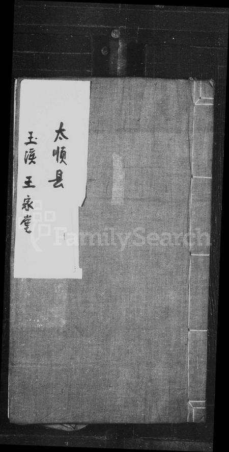 浙江王氏族谱-王家堂族谱.pdf电子版预览图1