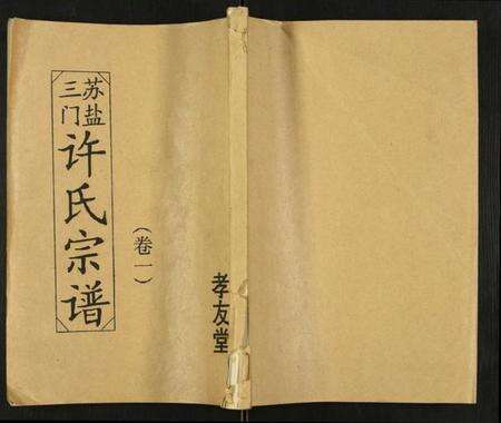 江苏许氏族谱-许氏宗谱.pdf电子版缩略图