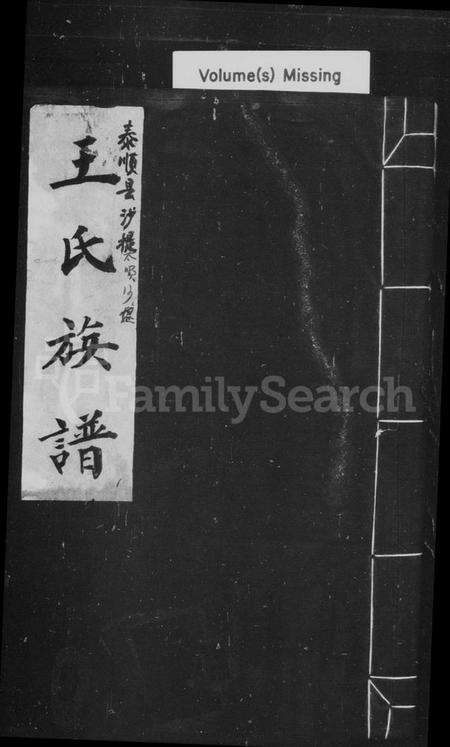 浙江王氏族谱-王氏族谱 [10卷,首1卷].pdf电子版预览图1