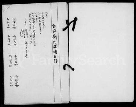 江西黄氏刘氏族谱-彭城刘氏族谱江夏黄氏世系.pdf电子版预览图1