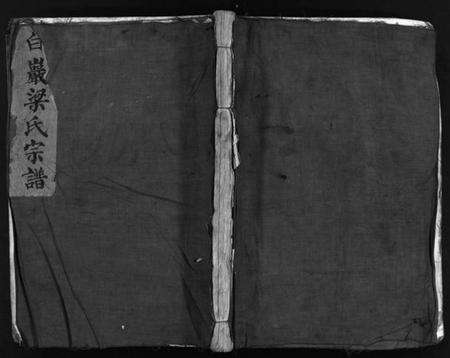 浙江梁氏族谱-白岩梁氏宗谱 [不分卷].pdf电子版预览图1